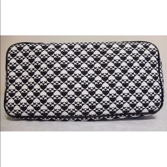 NWT KATE SPADE PENN PLACE BLACK WHITE DIAPER BAG - Picture 6 of 7